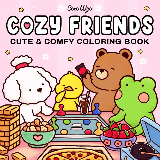 Arquivo Livro de Colorir Cozy Friends