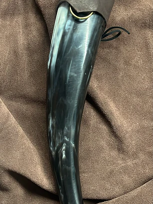 Corno medieval para bebida