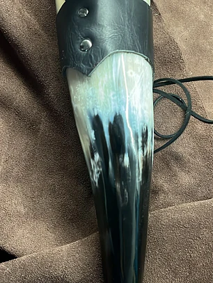 Corno medieval para bebida