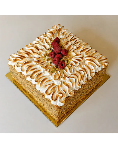 Torta Milhojas Limón Frambuesa