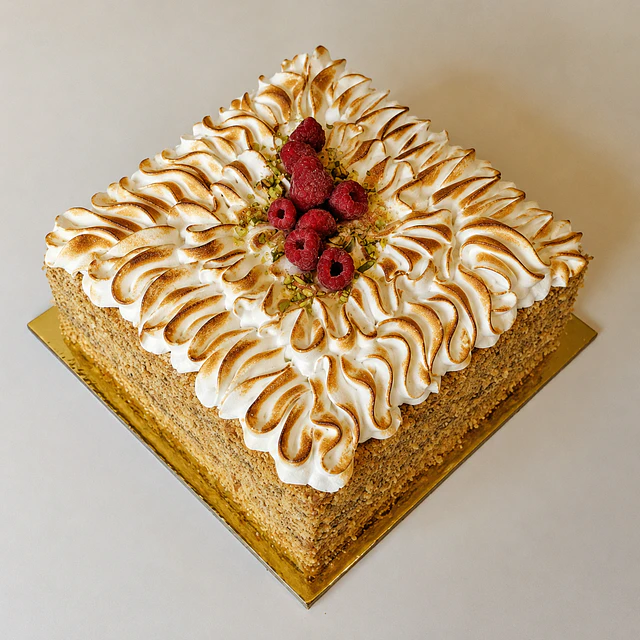 Torta Milhojas Limón Frambuesa