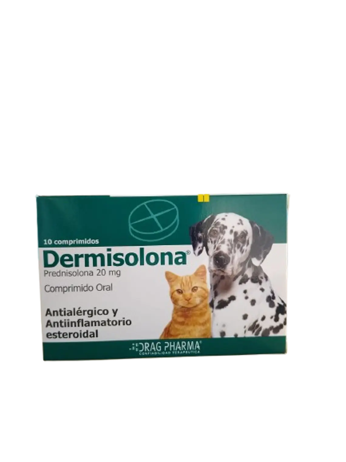 Dermisolona 20mg - 10 comprimidos  1