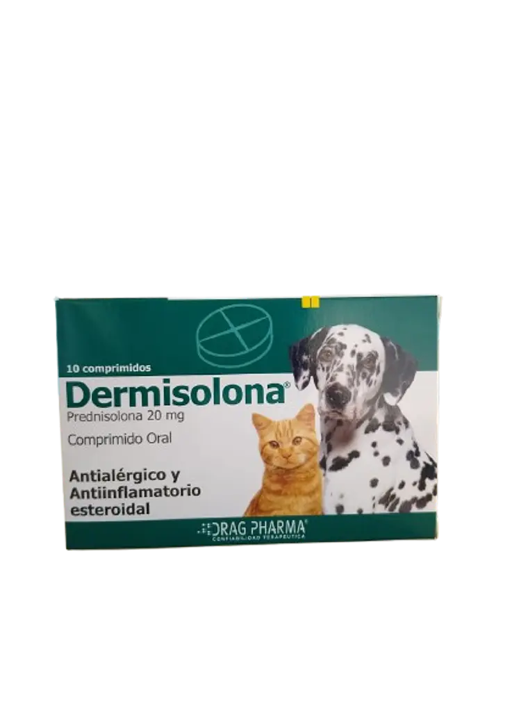 Dermisolona 20mg - 10 comprimidos  1