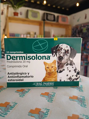 Dermisolona 20mg - 10 comprimidos 