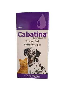 Cabatina - Solución oral 25ml