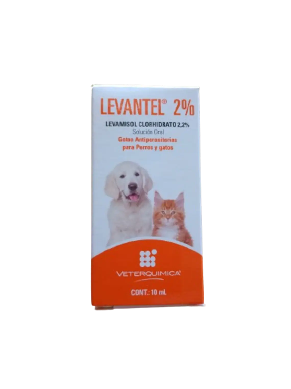 Levantel 2% - Gotas antiparasitarias orales 10ml 1