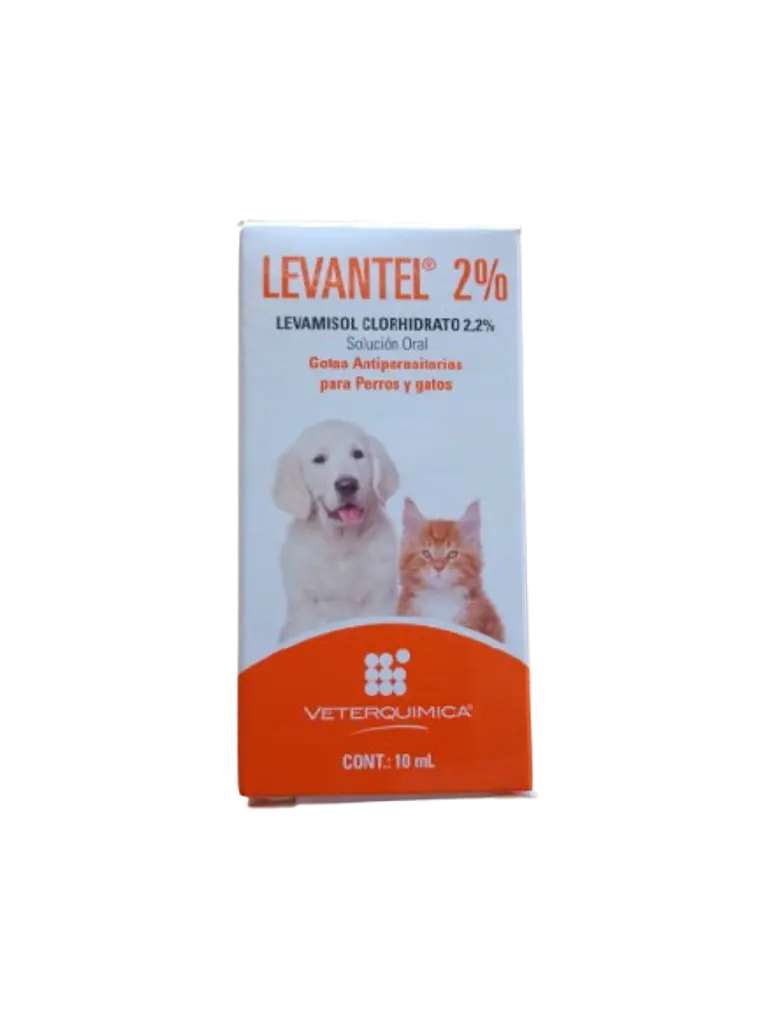 Levantel 2% - Gotas antiparasitarias orales 10ml 1