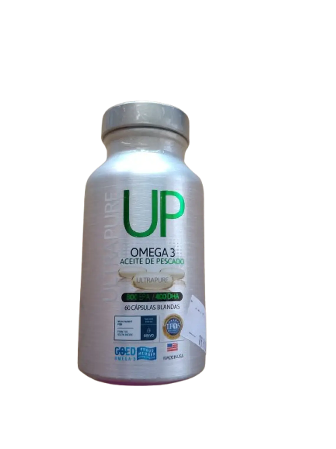 Omega 3 ultra pure UP- 60 capsulas blandas. 1