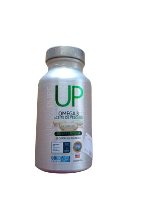 Omega 3 ultra pure UP- 60 capsulas blandas.