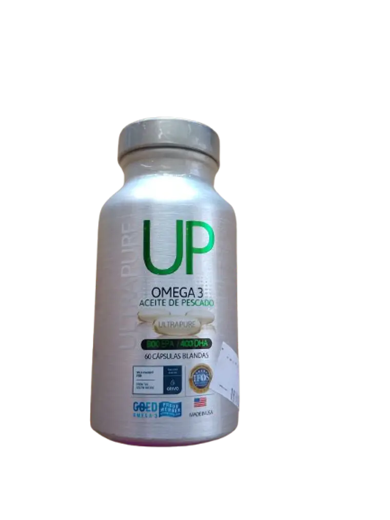Omega 3 ultra pure UP- 60 capsulas blandas. 1