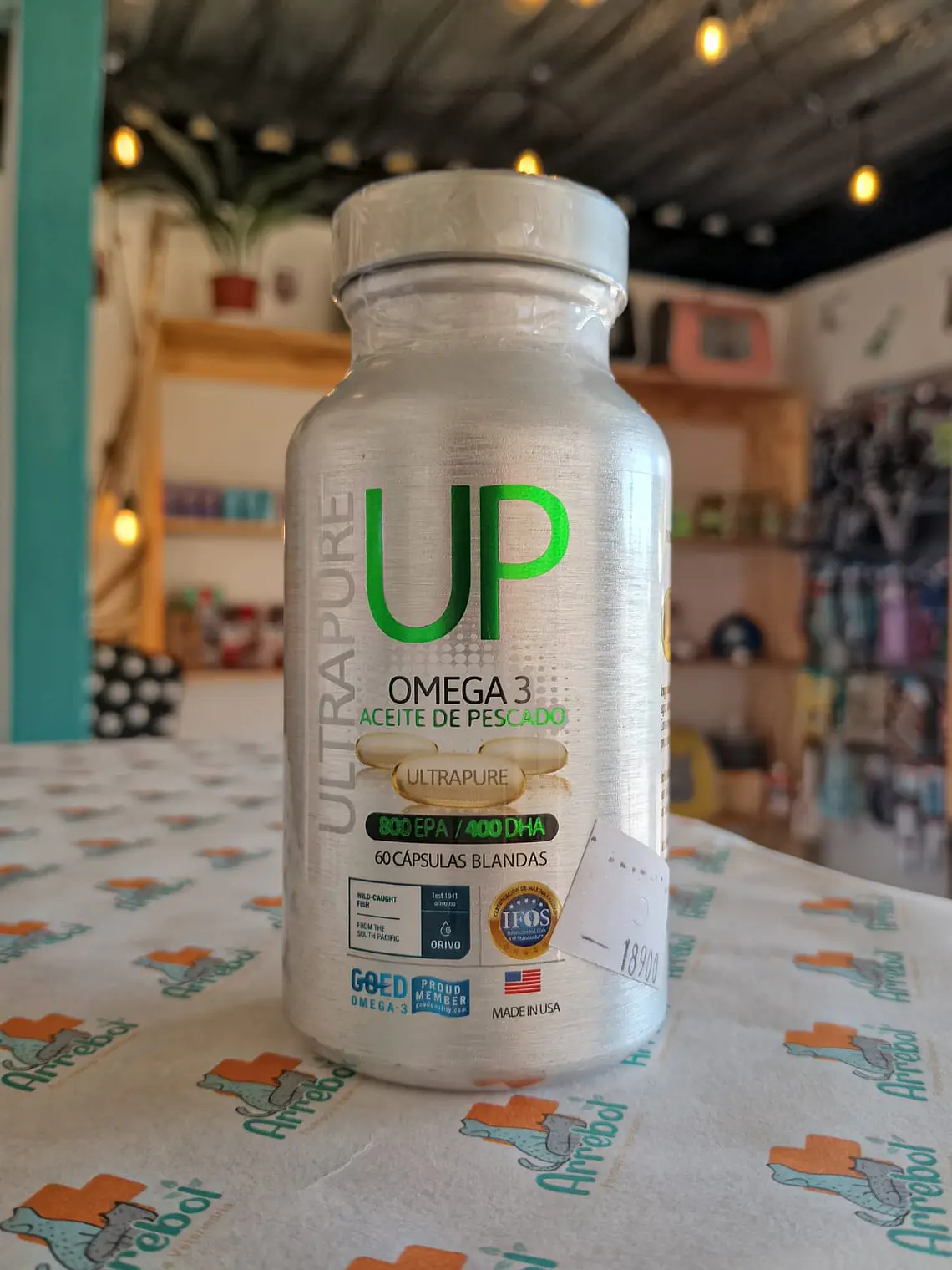 Omega 3 ultra pure UP- 60 capsulas blandas. 2