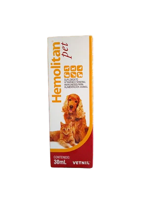 Hemolitan pet- Suplemento vitamínico gotas 30ml 