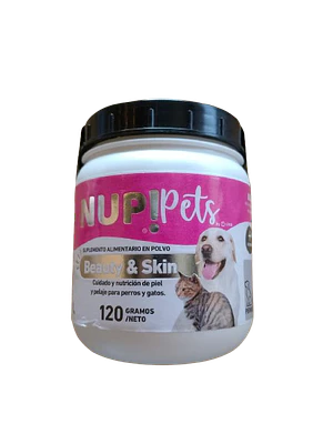 Nup! pets beauty&skin  - Suplemento alimentario en polvo 120gr