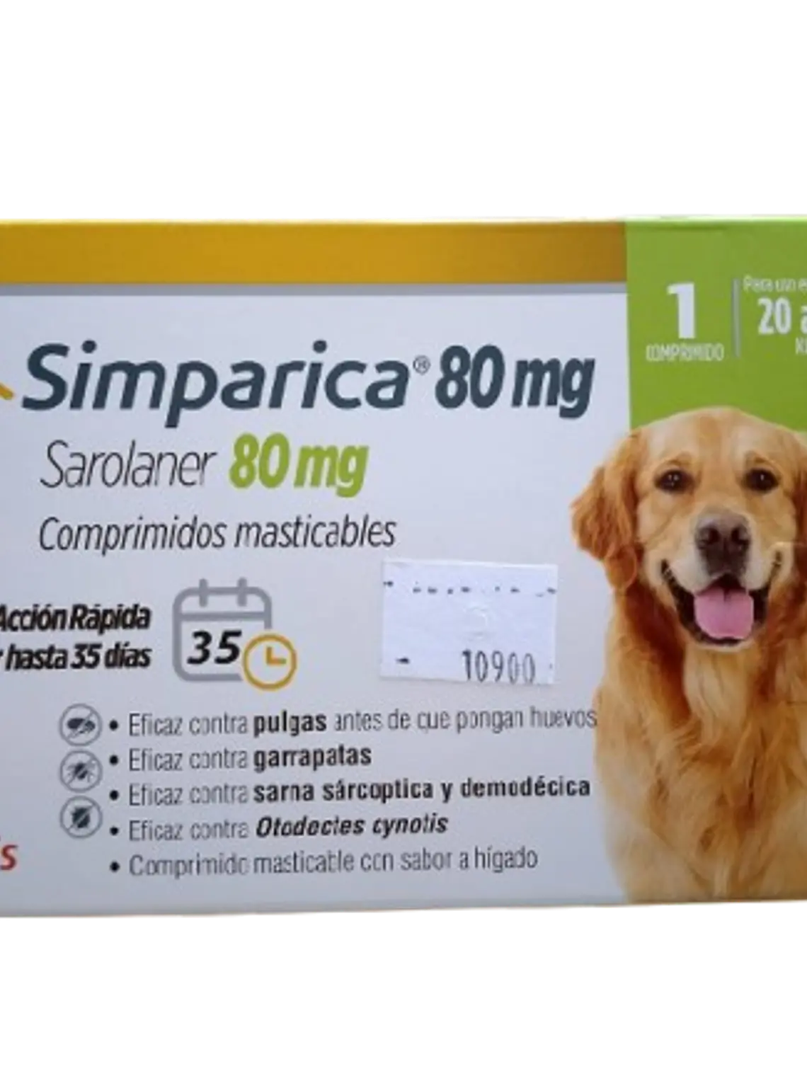 Simparica 20 - 40kg - 1 comprimido masticable 1