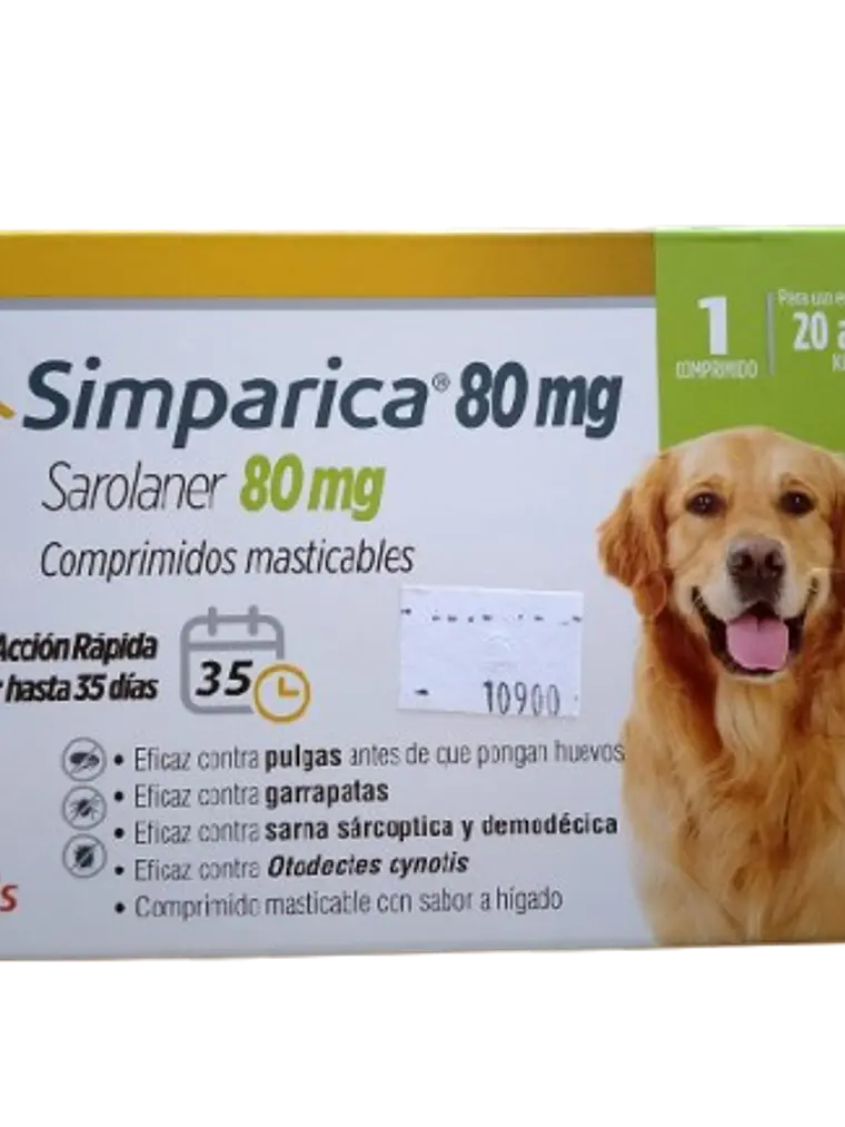 Simparica 20 - 40kg - 1 comprimido masticable 1