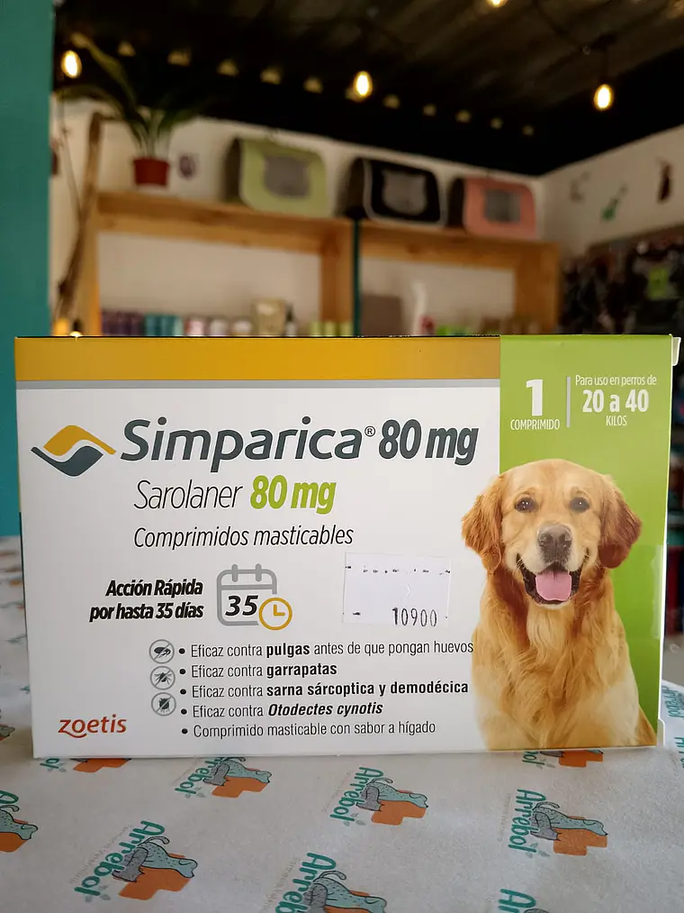 Simparica 20 - 40kg - 1 comprimido masticable 2