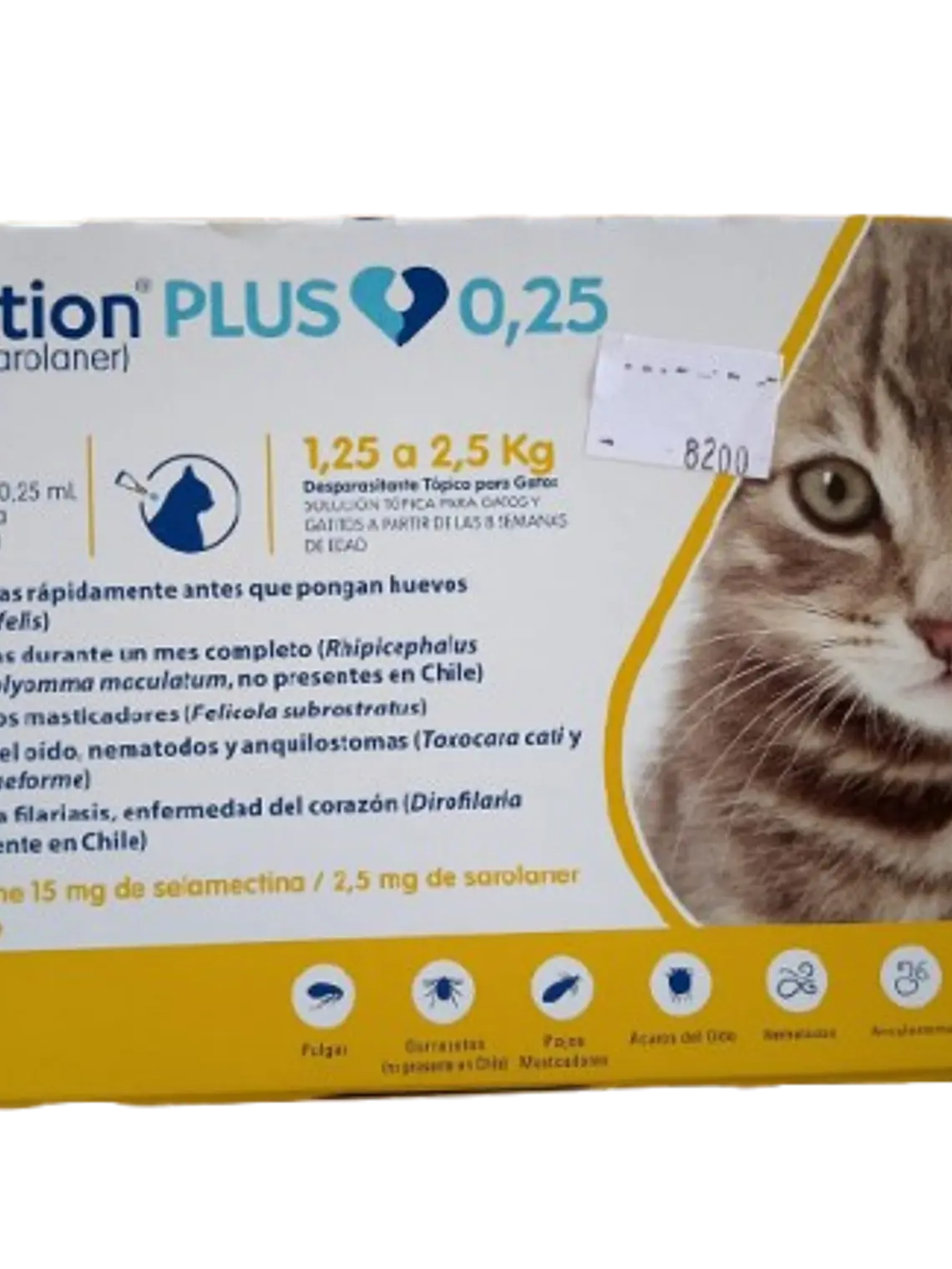 Revolution Plus 1.25-2.5 kg pipeta - Antiparasitario tópico 0.25ml 1