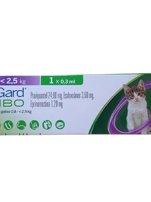Nexgard combo pipeta para gatos 0.8-<2.5 kg- Antiparasitario 