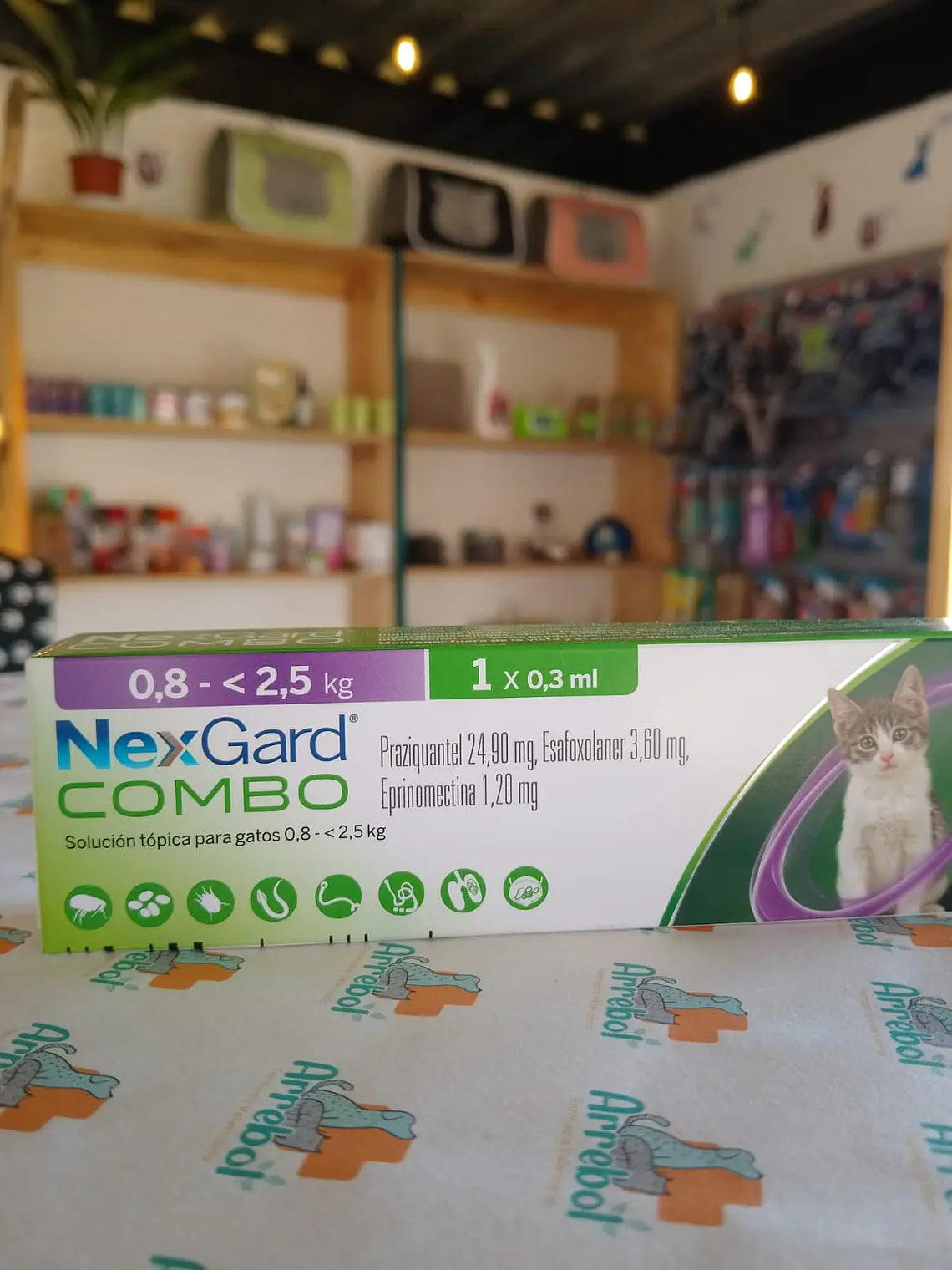 Nexgard combo pipeta para gatos 0.8-<2.5 kg- Antiparasitario  2