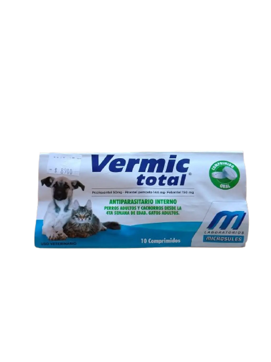 Vermic Total - Antiparasitario interno 10 comprimidos  1
