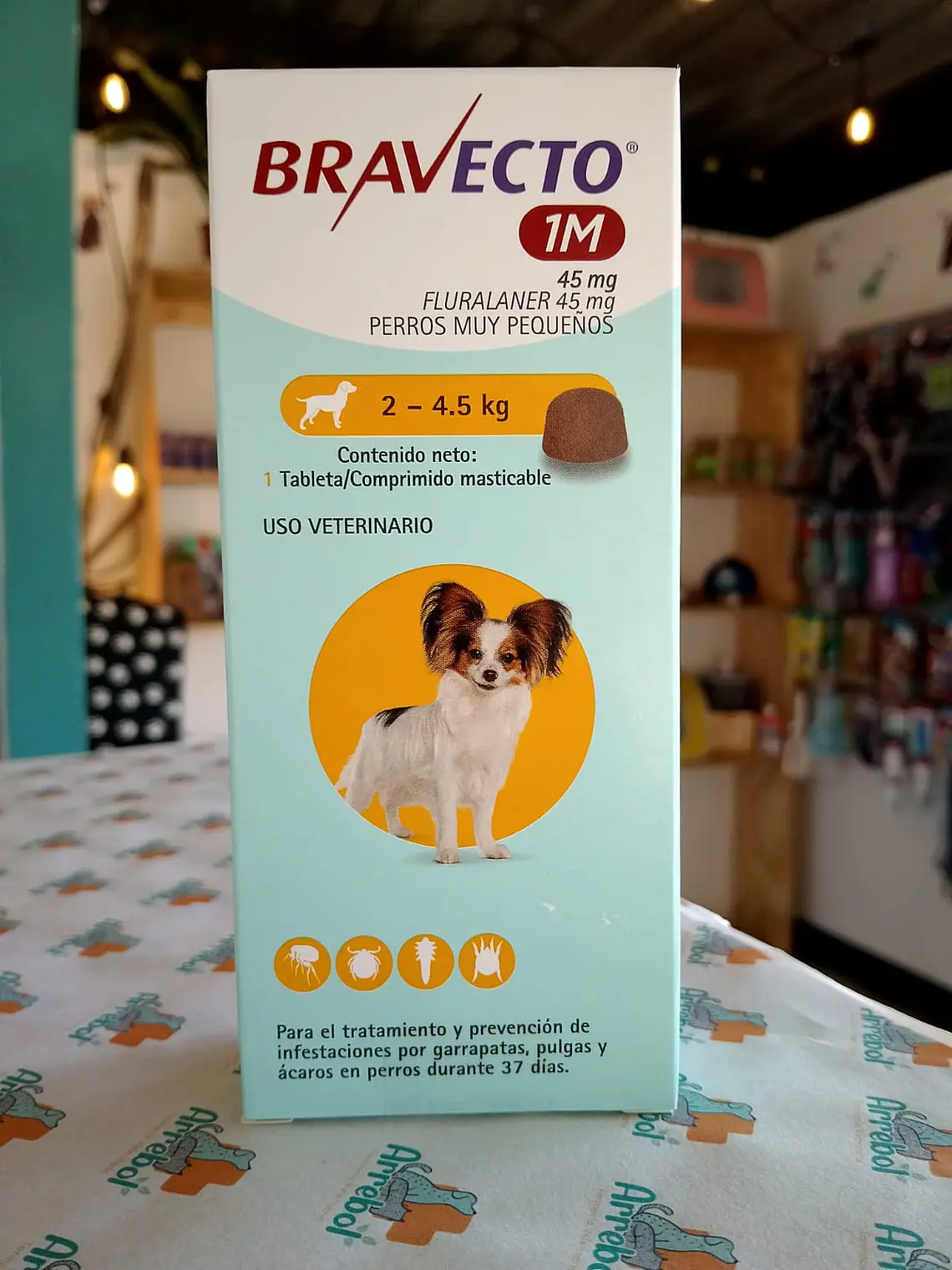 Bravecto 2 - 4.5 kg - Antiparasitario externo 1 comprimido  2