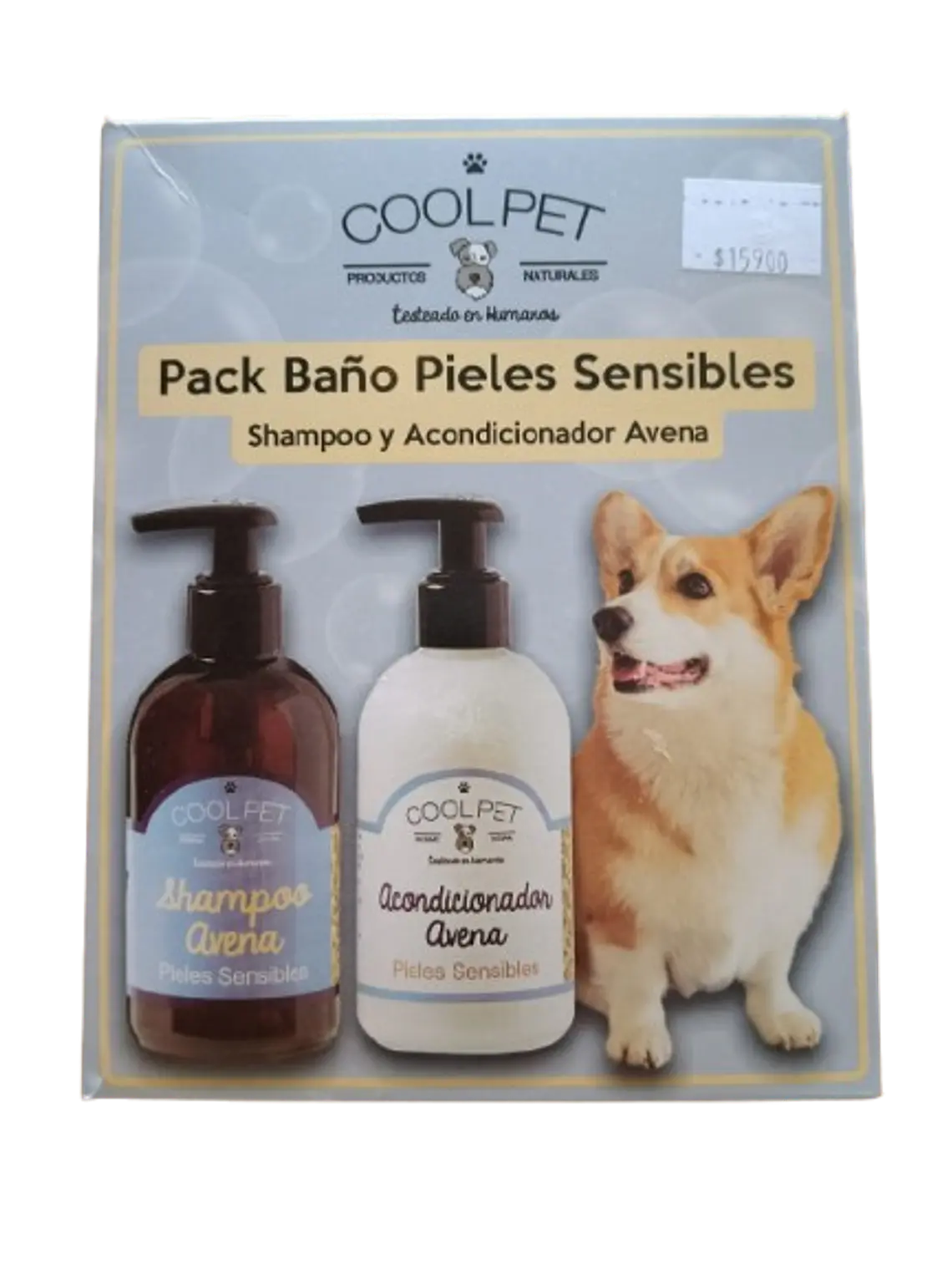 Pack baño pieles sensibles para perros - Cool pet  1