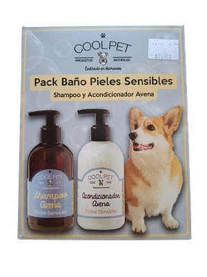 Pack baño pieles sensibles para perros - Cool pet 