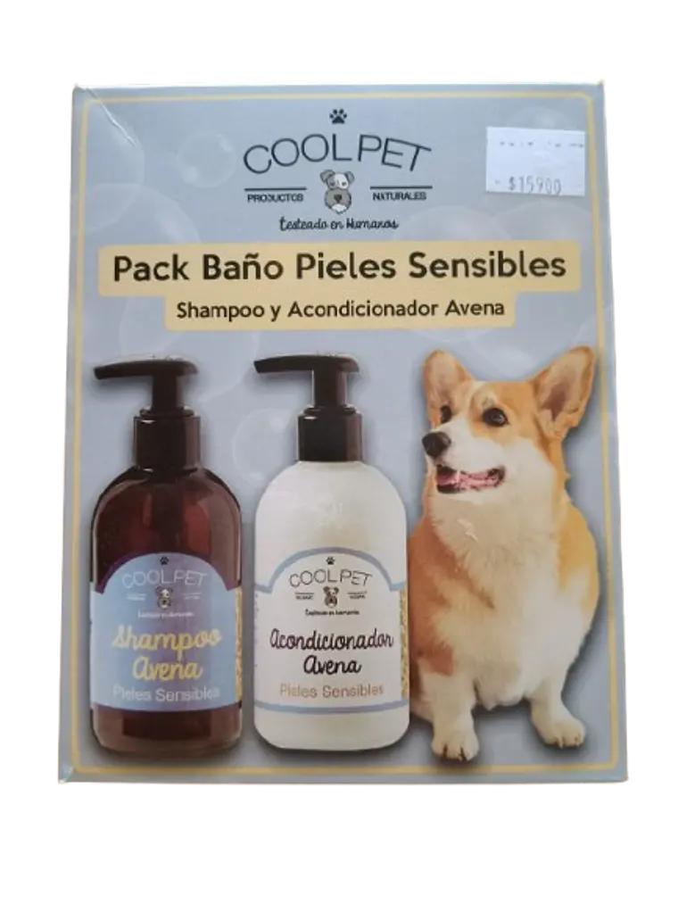 Pack baño pieles sensibles para perros - Cool pet  1