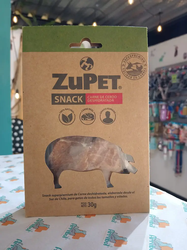 Snack carne de cerdo deshidratada - Zupet 30g 2