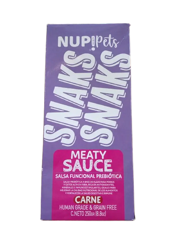 Meaty sauce Snaks- Nup! pets 250gr 1