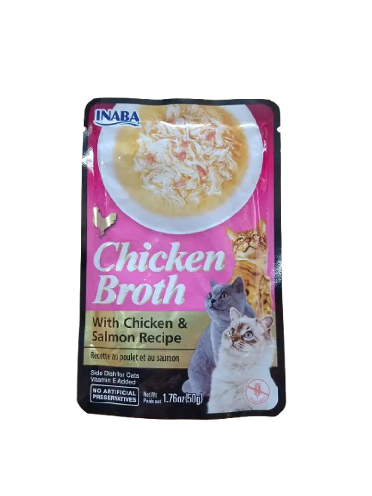 Chicken Broth  & Salmon recipe 50g 1