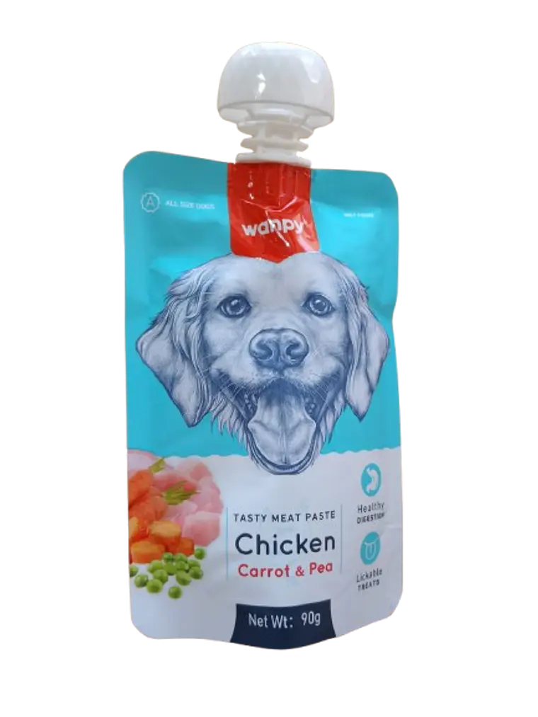 Tasty meat paste Chicken perros 90g 1