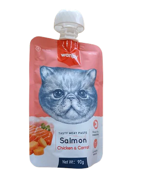 Tasty meat paste Salmon gatos 90g