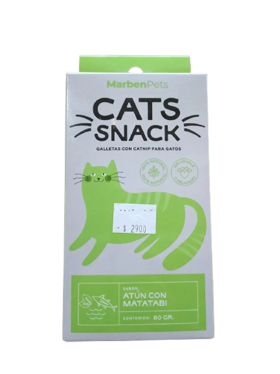 Galletas sabor atún con matatabi  - Cat snack 80gr 1