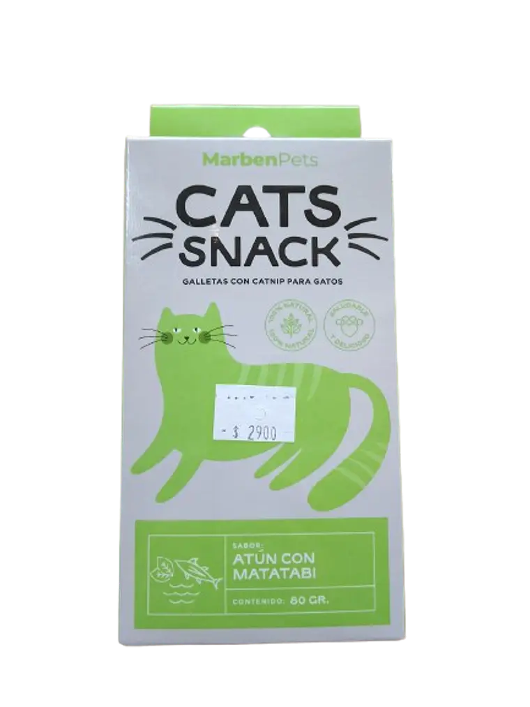 Galletas sabor atún con matatabi  - Cat snack 80gr 1