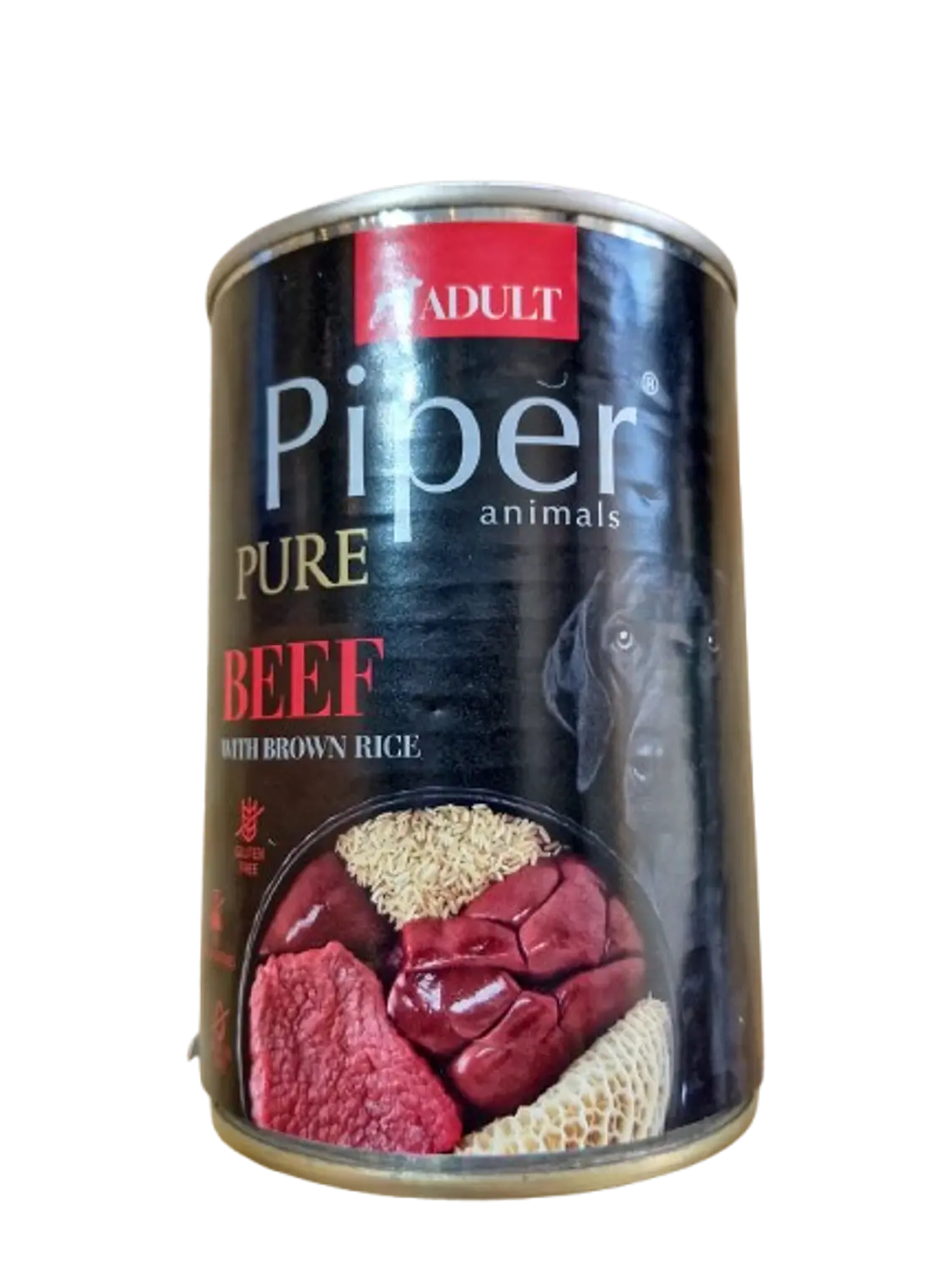Piper animals PURE Beef With brown rice  400gr 1