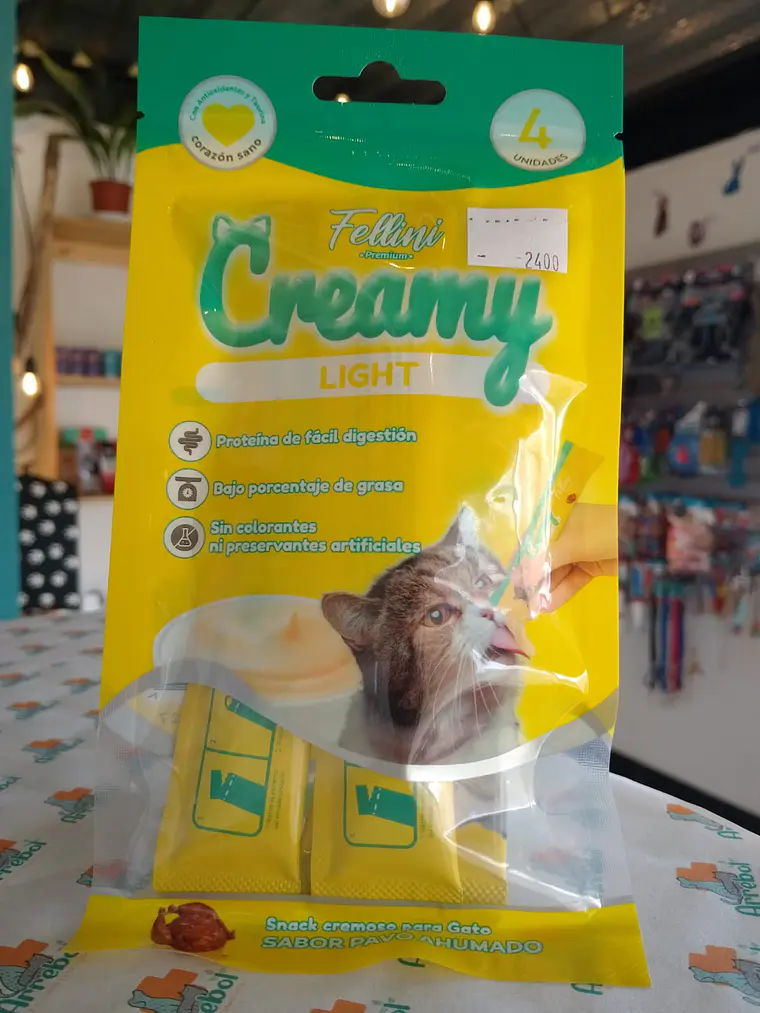 Fellini Creamy Light - 4 unidades 15g 2