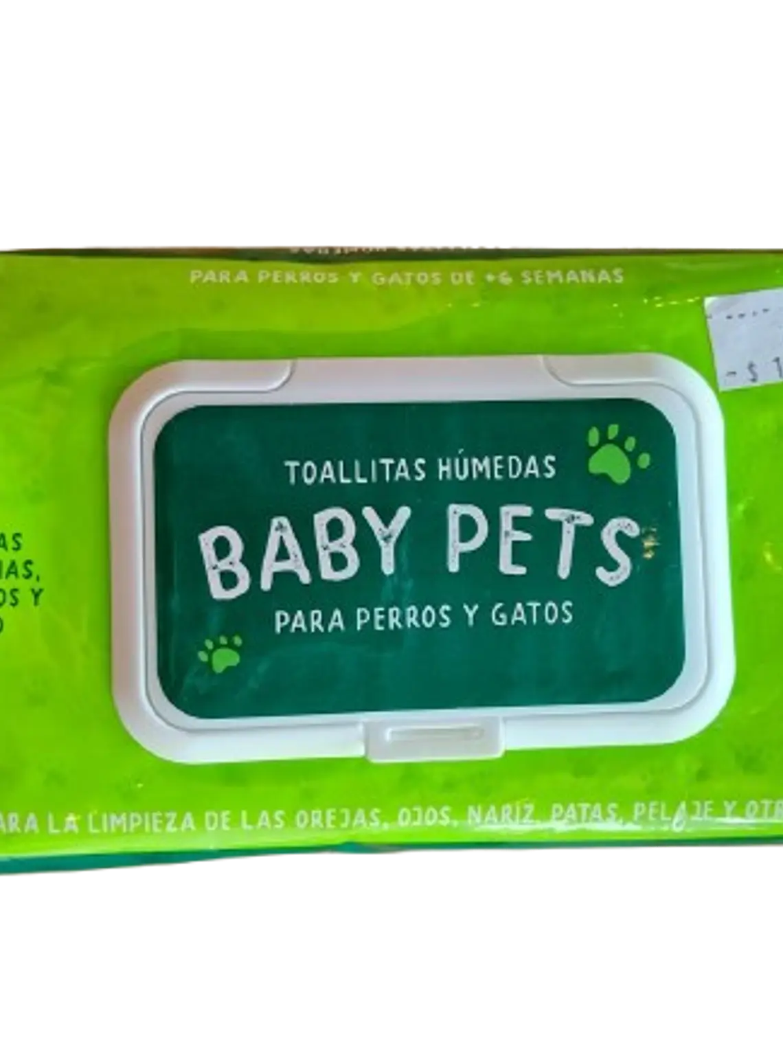 Toallitas húmedas Babypets Gatos y perros - 50 unidades 1