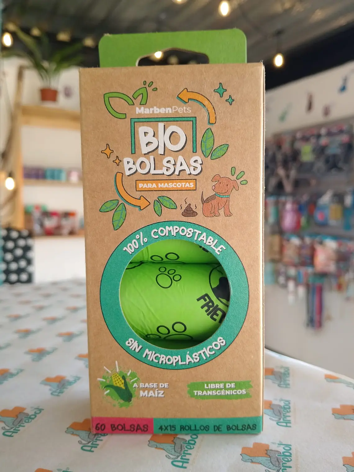 Bio bolsas para mascotas - Caja de 4 rollos 2