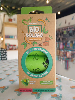 Bio bolsas para mascotas - Caja de 4 rollos