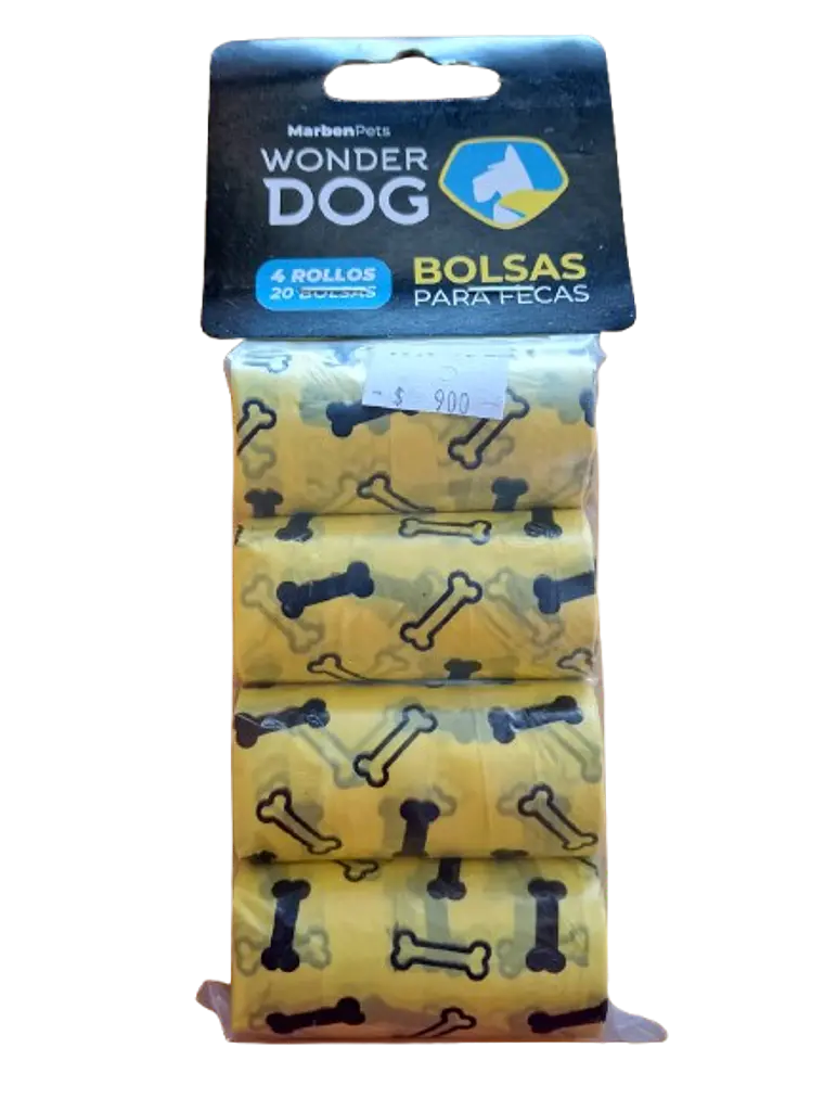 Bolsas para mascotas Wonder dog - 4 rollos  1