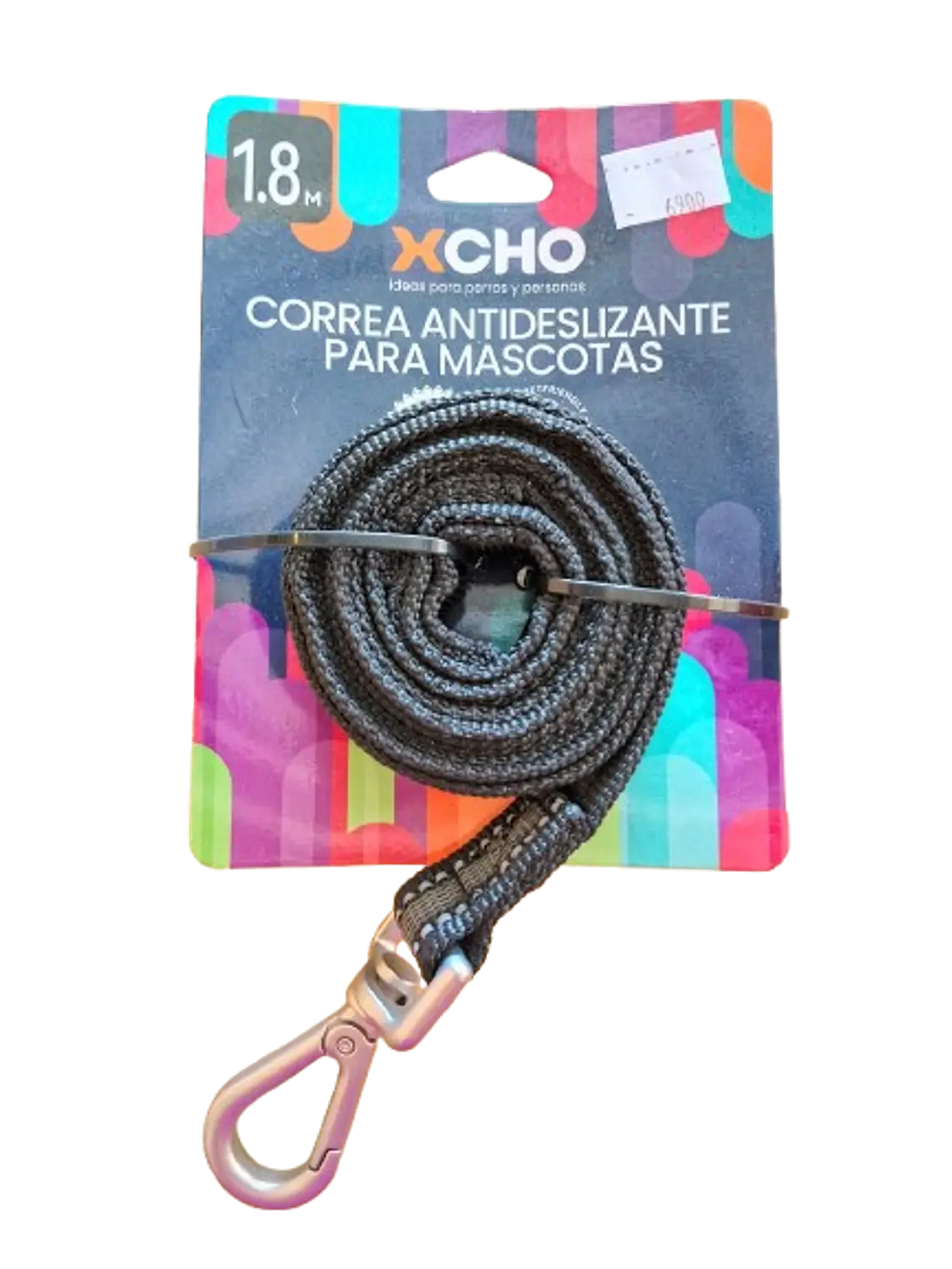 Correa antideslizante para mascotas 1.8m. 1