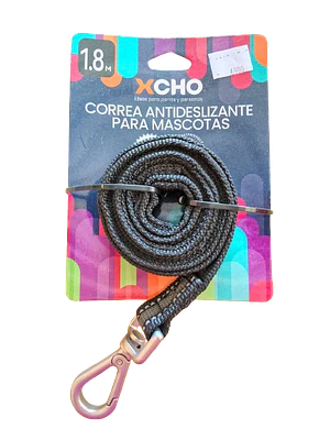 Correa antideslizante para mascotas 1.8m.