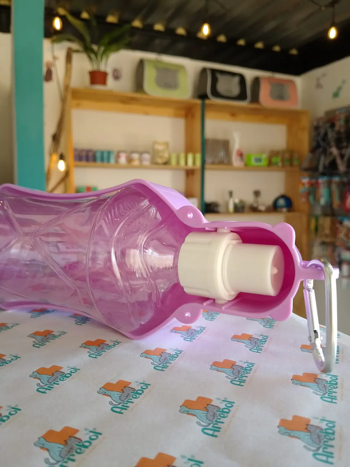 Botella De Agua Plegable Para Perros Y Gatos 500ml 4