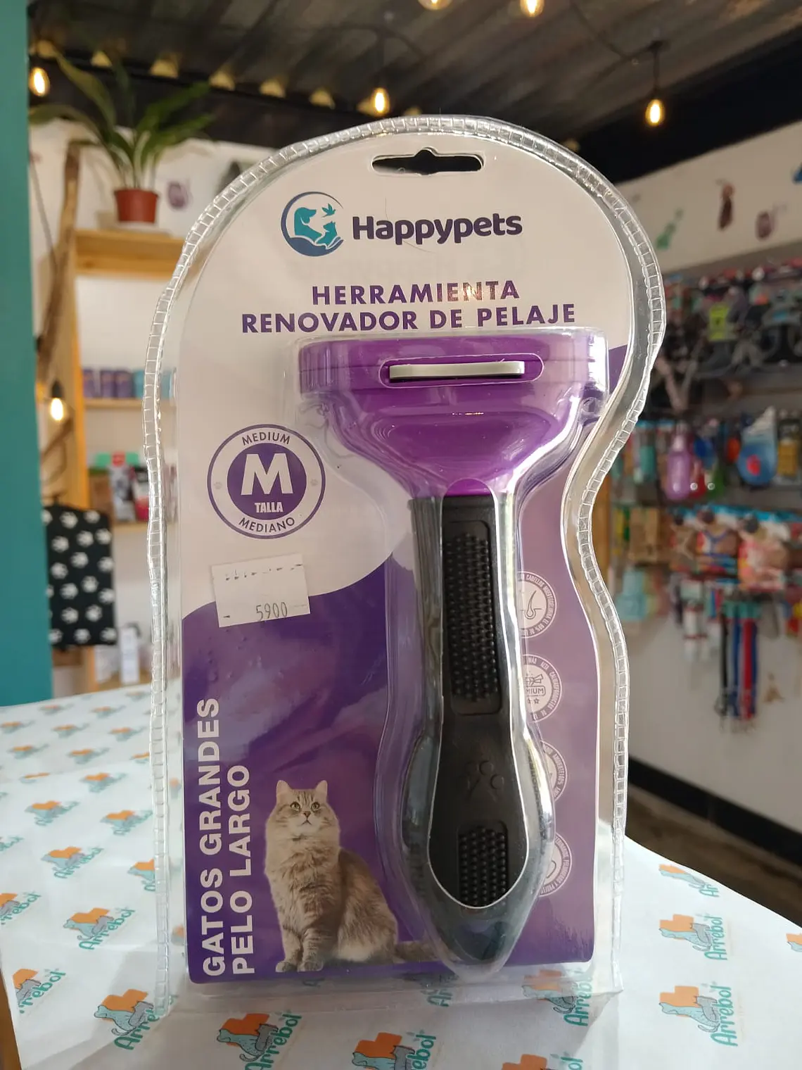 Herramienta Renovadora de pelaje - Happypets  2