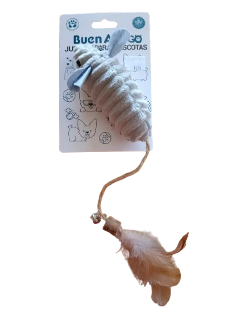 Raton de peluche para mascotas- 1 unidad 1