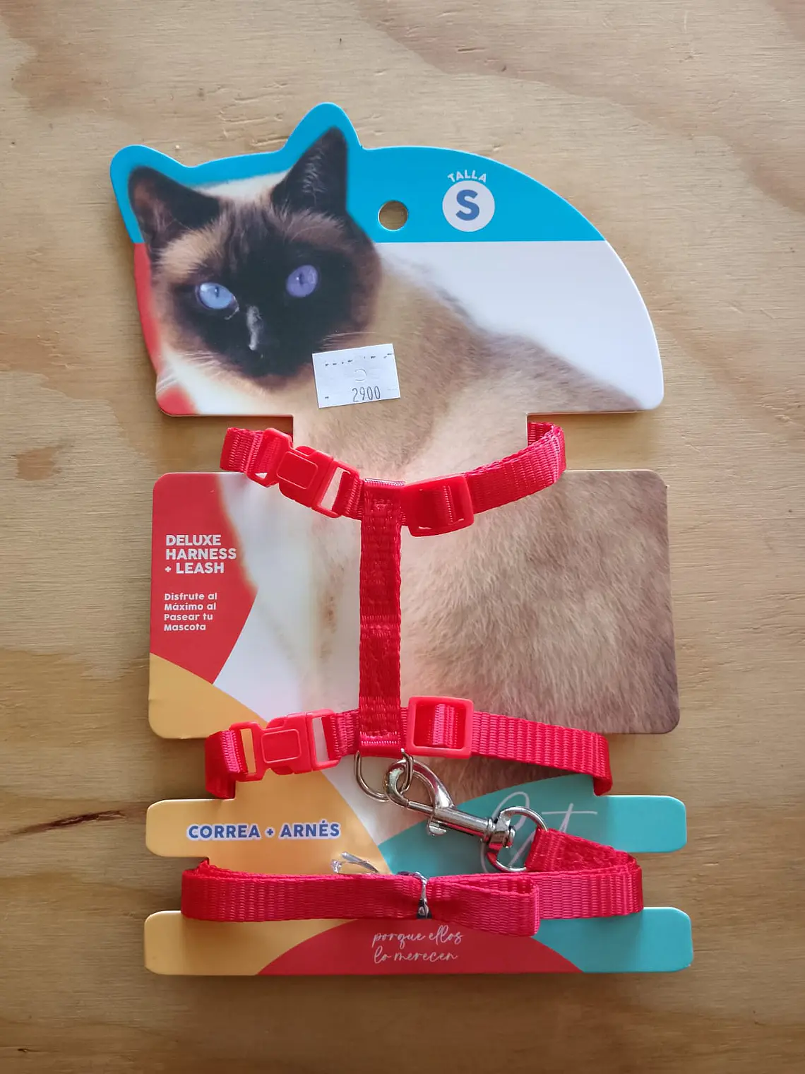 Set Arnés + Correa Ajustable para Gato (Talla S)  2