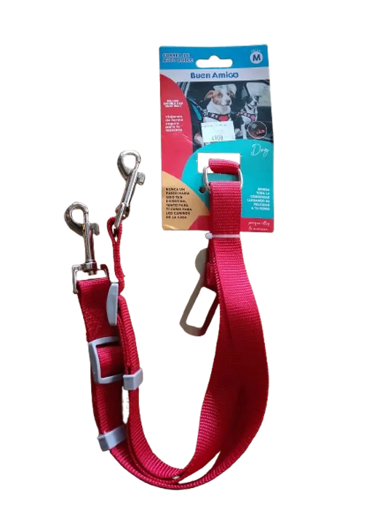 Correa de Auto Doble Deluxe para Perro –  (Talla M) 1