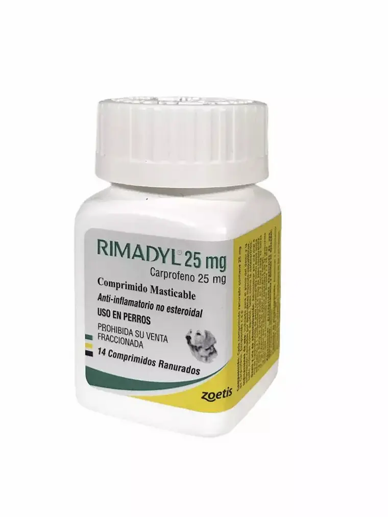 Rimadyl 25mg - 14 comprimidos ranurables 1