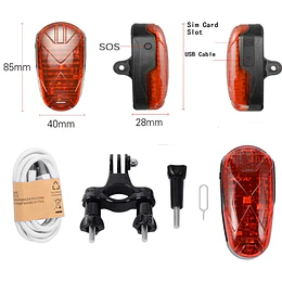 LauTrack GPS TK906 Bicicleta 2 días continuos 15 días stanby. Plataforma Gratis por 10 Años